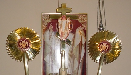 Processional Cross with Ripidia